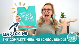 Unpacking The Complete Nursing School Bundle | Nursing Notes| | NurseInTheMaking