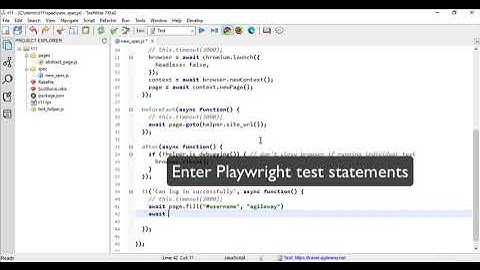 Set up Playwright Mocha and Create Test Script in TestWise