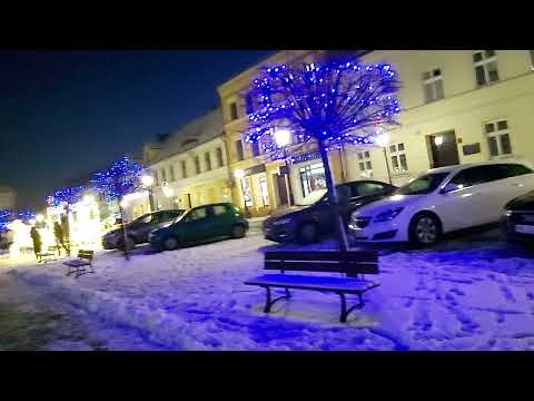 Konin zimowy rynek