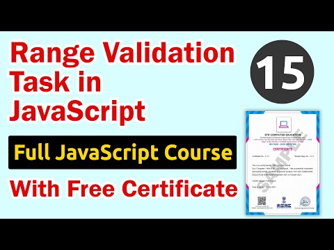 Range Validation Task in JavaScript
