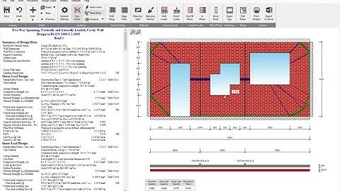 How to analyse and design masonry walls with openings to Eurocode