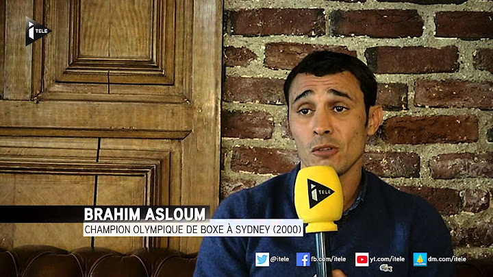 Brahim Asloum "on perd un immense champion, un super mec"