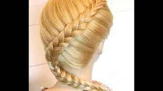 easy hairstyles with braids and pretty