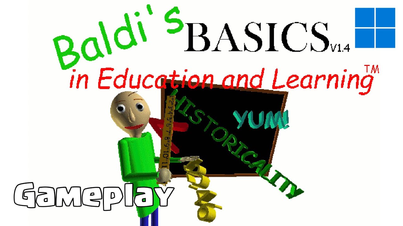BALDI’S BASICS PC GAMEPLAY (HD 60fps) - YouTube