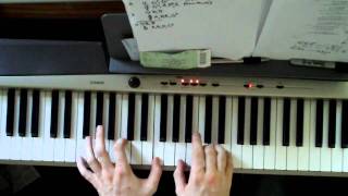 Video thumbnail of "How to play Sail To The Moon by Radiohead on Piano (tutorial) PART 1"