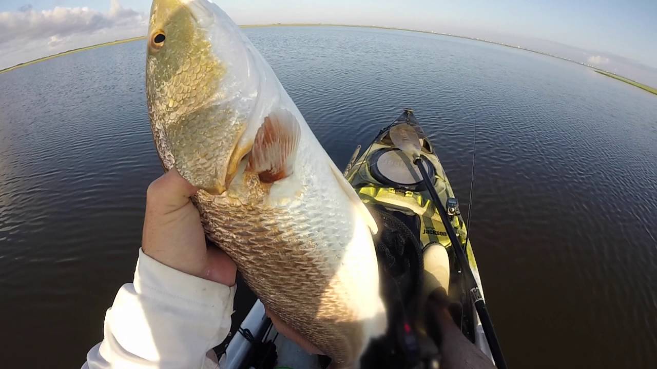 Kayak Fishing Topwater Redfish YouTube