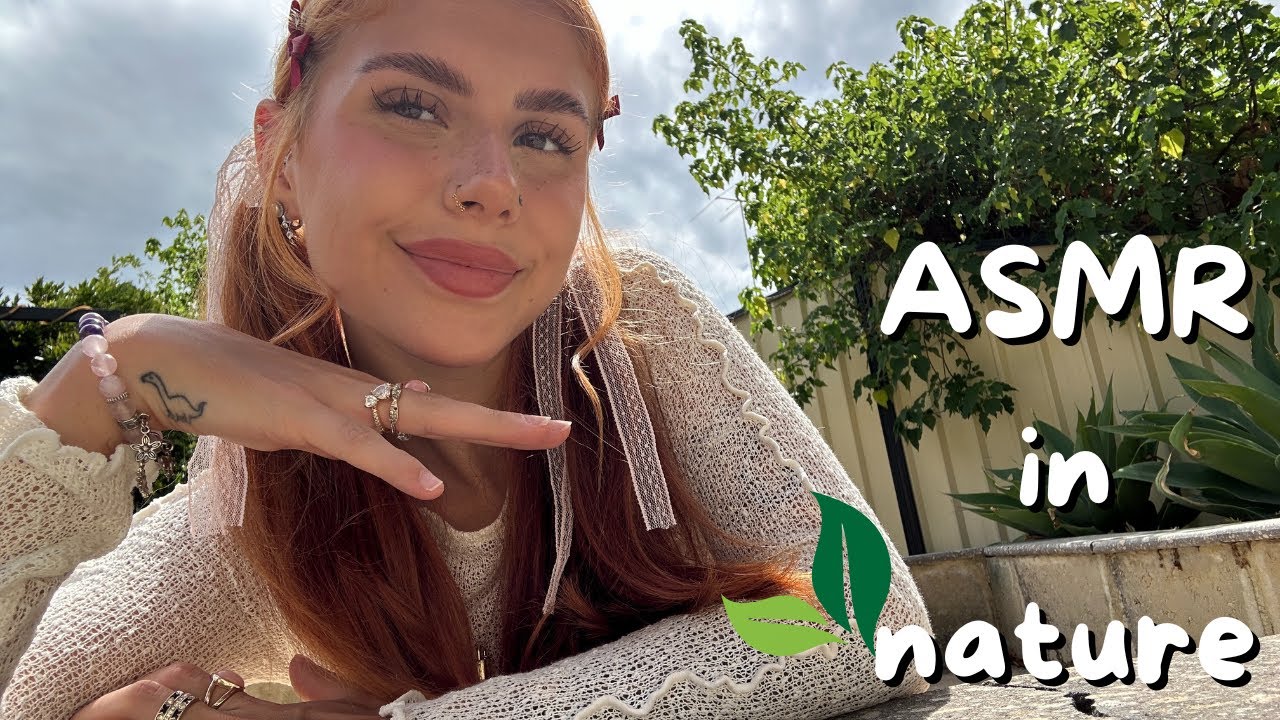 lofi asmr outdoors (nature sounds, hand movements) 🍂