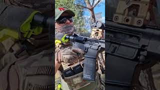 Standard rifle to secondary transition drill 🔥 #airsoft #training #drills #milsim #tactical
