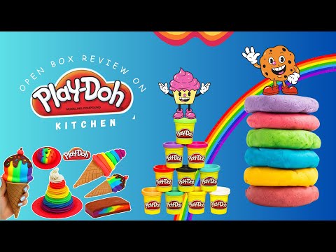 Kids Uncover the Secrets of the Play Doh Kitchen Set! (Zailyn & Quincy)