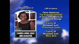 Caren Lorna Jean nee Augustin long