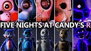 FNAC Remastered - All Jumpscares / Animatronics / Extras