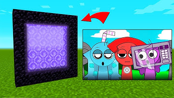 How To Make A Portal To The SPRUNKI OC Dimension in Minecraft PE