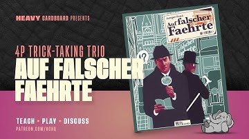 Auf falscher Faehrte - 4p Teaching, Play-through, & Roundtable by Heavy Cardboard
