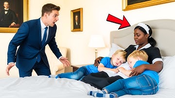 No Nanny Lasted With The Millionaire’s Twins—Until A Black Maid Did The Impossible!