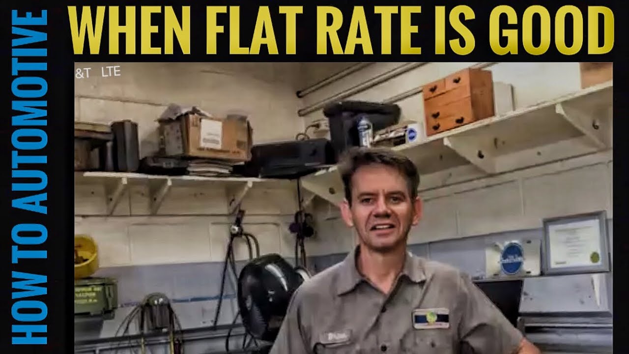 Automotive Tech/Mechanic Flat Rate Pay When Times are Going Good YouTube