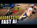 Monster Energy Supercross 4 - Fast & Aggressive AI - Atlanta Supercross Gameplay