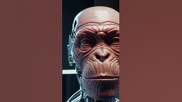 🚀 Cybernetic Chimp Evolution: The Future of AI & Biology! 🤖🐵