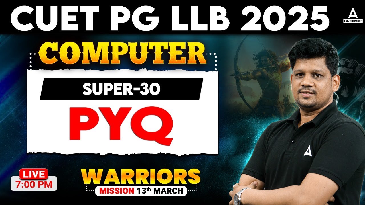 Computer most expected Questions for CUET PG LLB 2025 | CUET LLB 2025 ...