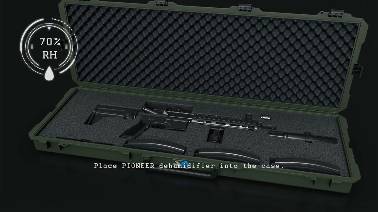 Silent Dry Pioneer Reuseable Gun Case Dehumidifier YouTube
