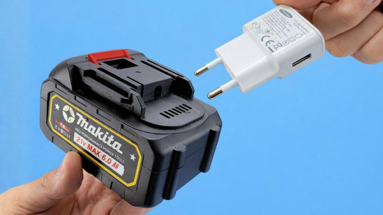 Больше никогда не покупайте аккумуляторы для дрели! Используйте обычное зарядное устройство для те