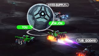 Breaking into Plat in 2s (Rocket League)