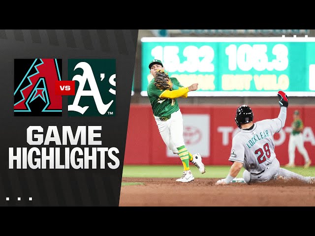 애슬레틱스 VS 애리조나