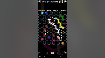 How To Solve Flow Free Hexes Scattered Pack Level 144 12x12 Board Walk Through Solution Walkthrough