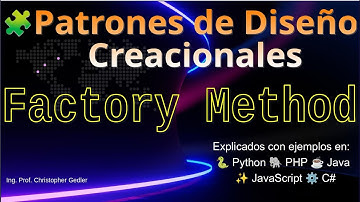 🧩 Patrones de Diseño Creacionales - Patrón Factory Method