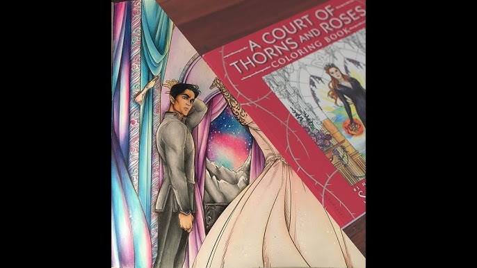 A Court of Thorns and Roses Coloring Book Review - Sarah J. Maas 🌹 