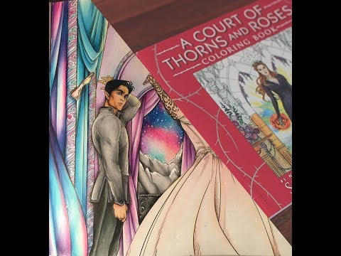 A COURT OF THORNS AND ROSES : PART FOUR : FINISHING :colouring tutorial 