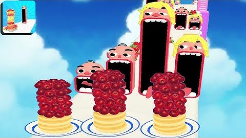 PANCAKE RUN ALL LEVELS #18 GAMEPLAY WALKTHROUGH PART 1