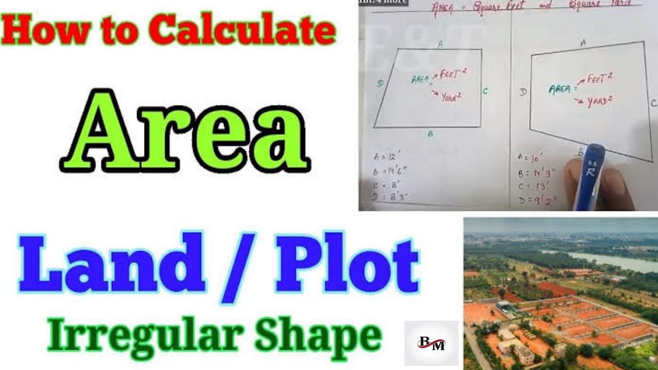 How to Measure Land Area of Triangle plot How to Measure plot