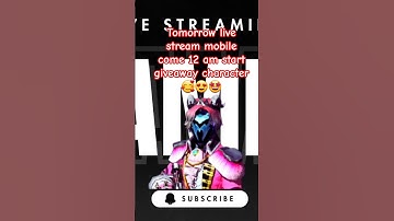 Thumbnail of come tomorrow live stream mobile come 12 am giveaway 🥰😍😍 #song #speedsong #dance #spedup #fan