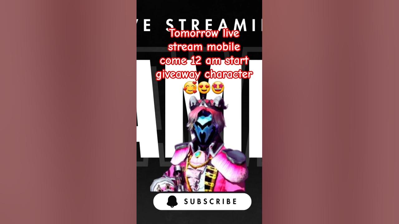 come tomorrow live stream mobile come 12 am giveaway 🥰😍😍 #song #speedsong #dance #spedup #fan