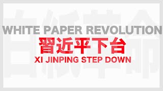 The White Paper Revolution! Chinese demand freedom and democracy! Xi Jinping Step Down!