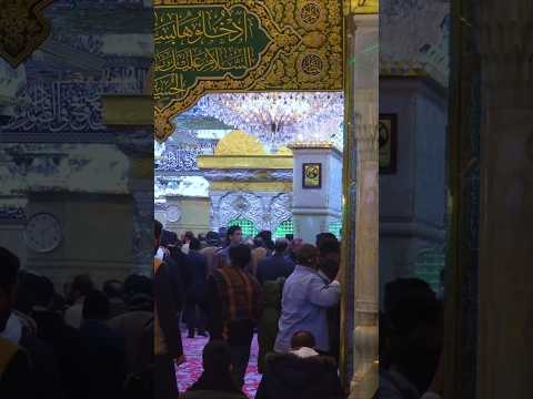 يدك بابي الحزن والهم ولا جف غالي دك الباب العتبة العباسية المقدسة