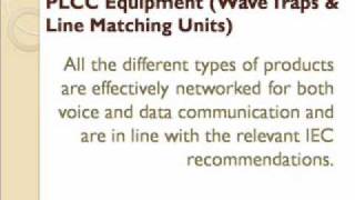 PLCC Equipment or PLCC (POWER LINE CARRIER COMMUNICATION) Equipment