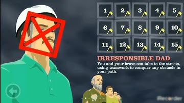 Happy Wheels Mobile - Gameplay Walkthrough Part 2 - irresponsible dad: All Levels (iOS, Android)