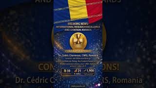 Dr. Cédric Chaveroux | CNRS | Romania  | Best Academic Researcher Award