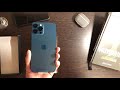 Распаковка и краткий обзор iPhone 12 Pro Max Pacific Blue Синий Unboxing Review New