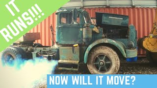 First start of 1957 AUTOCAR Truck in 15 years!!!