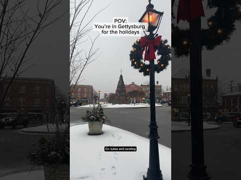 Video: Ziemassvētkos Getisburgā