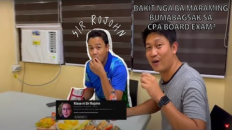 BAKIT NGA BA MARAMING BUMABAGSAK SA CPA LICENSURE EXAMINATION?!