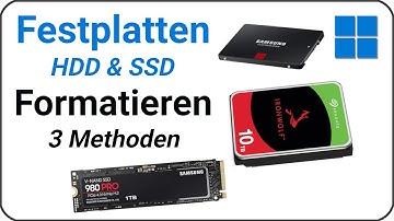 Formatting a hard drive in Windows 11 & 10 Setting up a new hard drive