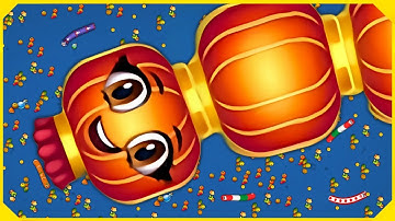 🐍WORMSZONE.IO | GIANT SLITHER SNAKE TOP 01 / Epic Worms Zone Best Gameplay! | Rahul Snake Game