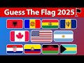 Guess the Country by Flag | 70 Flag Challenge 2025 | Only Smart People Can Name All 70 Flags! 🌍🚀