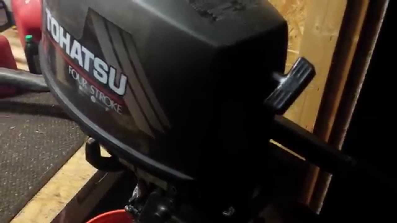 2005 MFS4A2 Tohatsu 4HP Outboard Motor Troubleshooting Carburetor YouTube