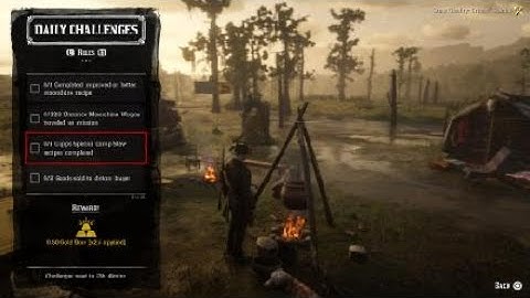 Red Dead Redemption 2 - Daily challenge bug - cripps special stew - 12/27/2019