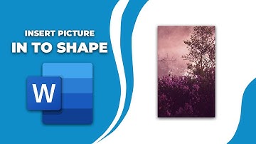 How to insert a picture into a shape in word 2016