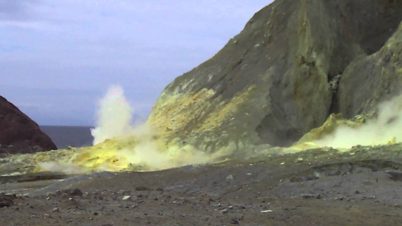 White Island Marine Volcano visit Dec 24 2015 YouTube